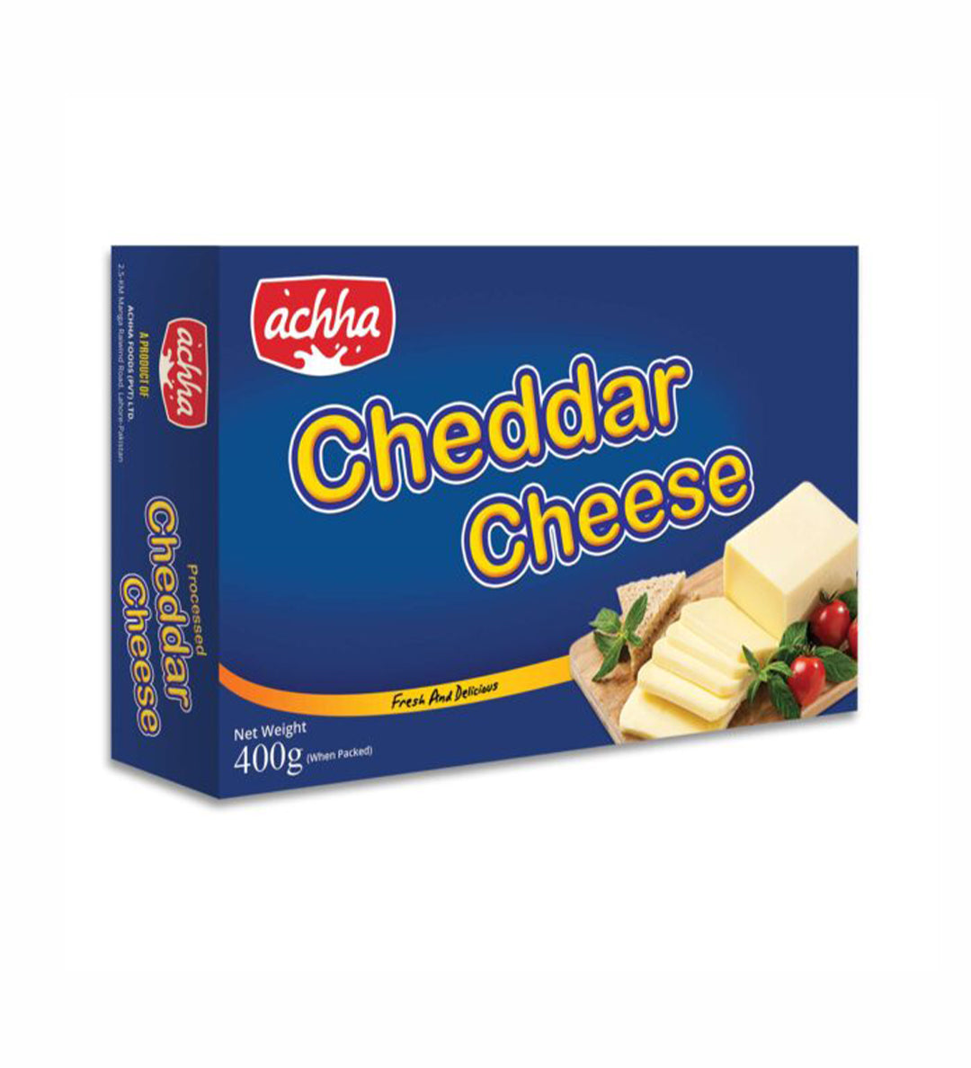 Buy Cheddar Cheese 400 Gm Achha Foods