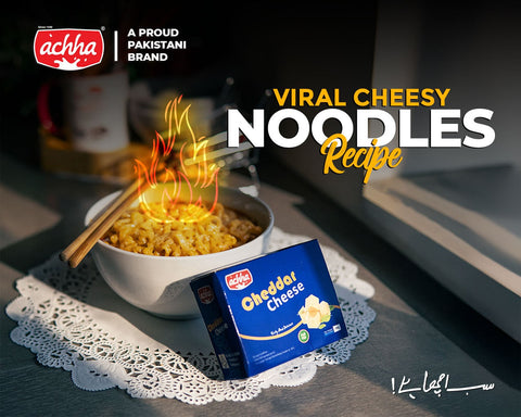 Viral Cheesy Ramen Noodles Recipe with Achha Cheese