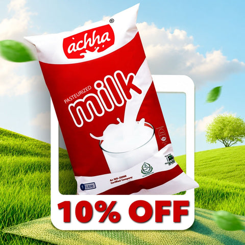 10% off on pasteurized milk