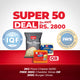 Achha Foods Super 50 Deal – IQF 50/50 Shredded Pizza Cheese for Homemade Pizza