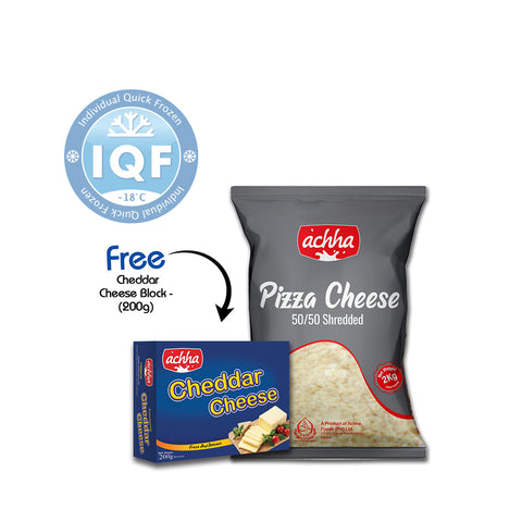 Pizza Cheese Shredded 50-50 - 2 KG