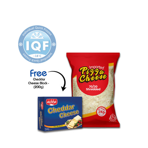 Pizza Cheese Shredded 70-30 - 2 KG