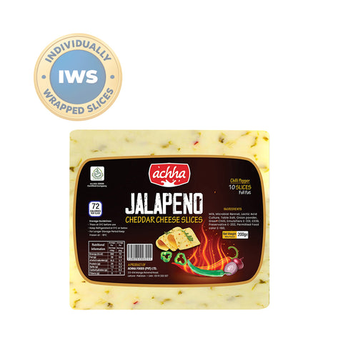 IWS Achha Jalapeno Cheese Slices - 200Gm