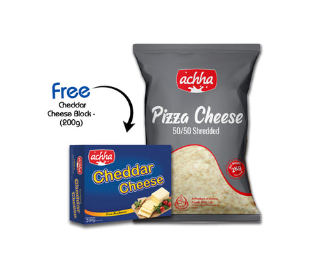 Pizza Cheese Shredded 50/50 - 2 Kg