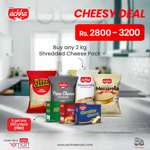 Shredded Mozzarella Cheese in lahore