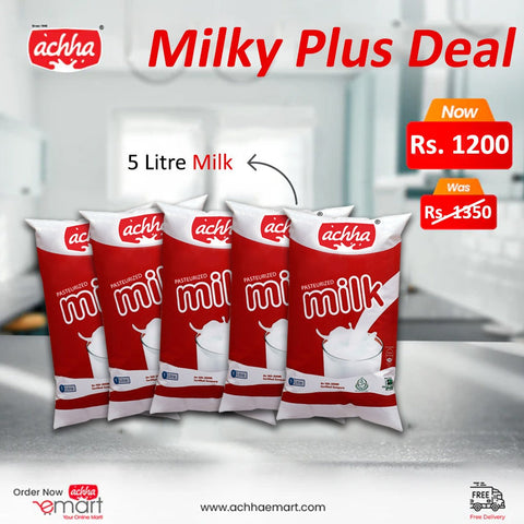 Pure and creamy Achha milk to make your bones stronger